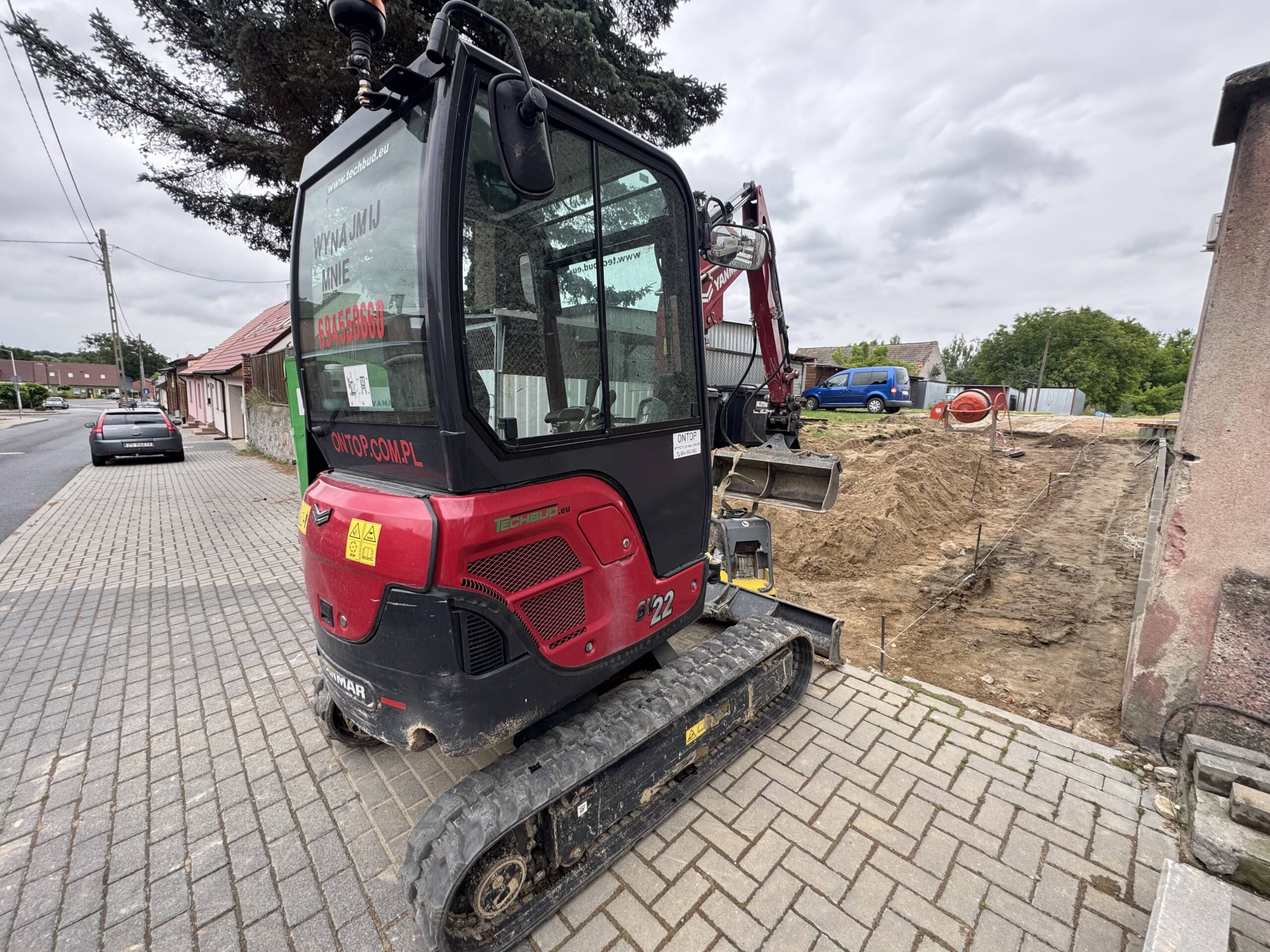 korytowanie koparką